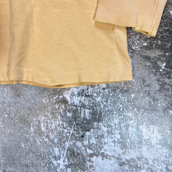 Vintage 90s Hysteric Glamour Logo Tee! Tan Long Sleeve Shirt. Size Small. - Picture 5 of 7